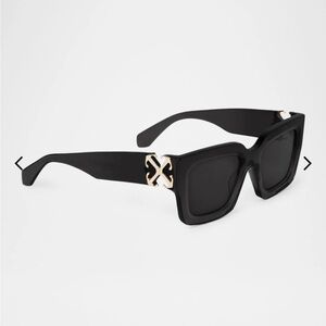 Off White 🕶️ FULL SET Mystic Sunglasses *Black/Dark Grey